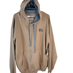 Drake Big Duck Energy Hoodie Golden Pecan Heather Mens XL AD9704-GPD-4 NEW